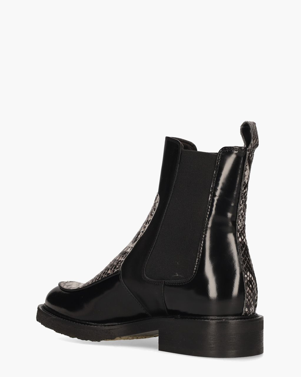 A7100 Zwart/Grijs Dames Enkelboots