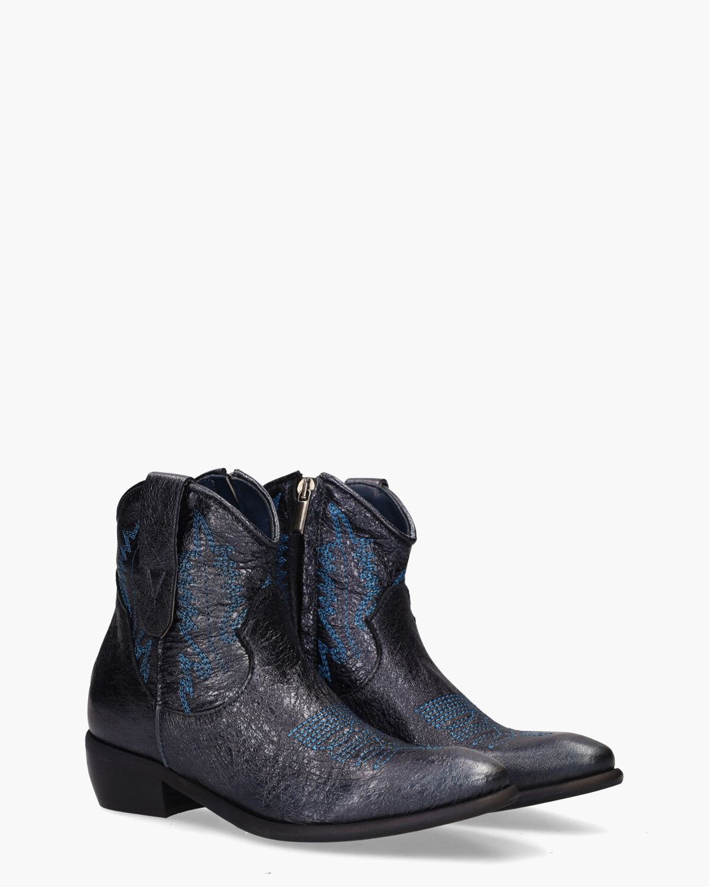 Zoe 05 Blauw Dames Enkelboots
