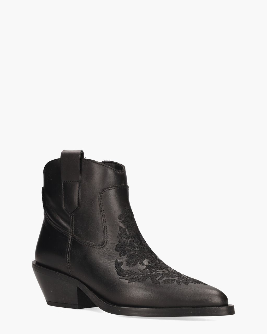 Holly 5252 Zwart Dames Enkelboots