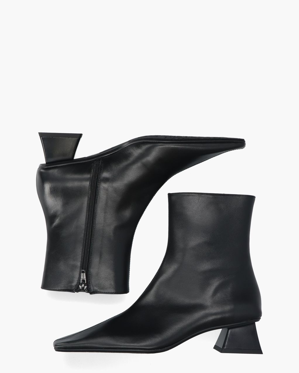 8285 Zwart Dames Enkelboots