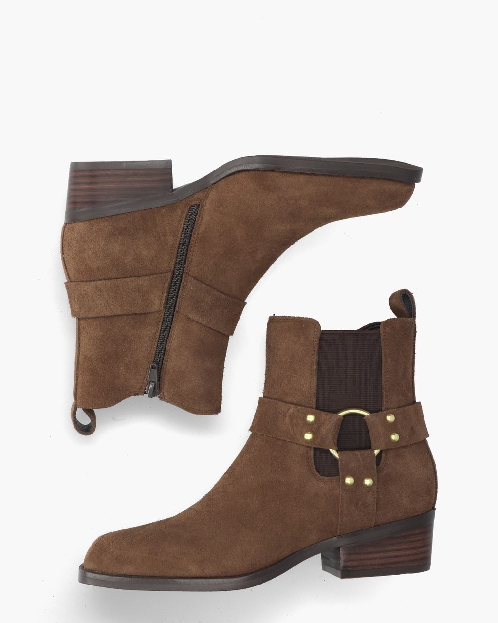 Ymani Cognac Dames Chelseaboots