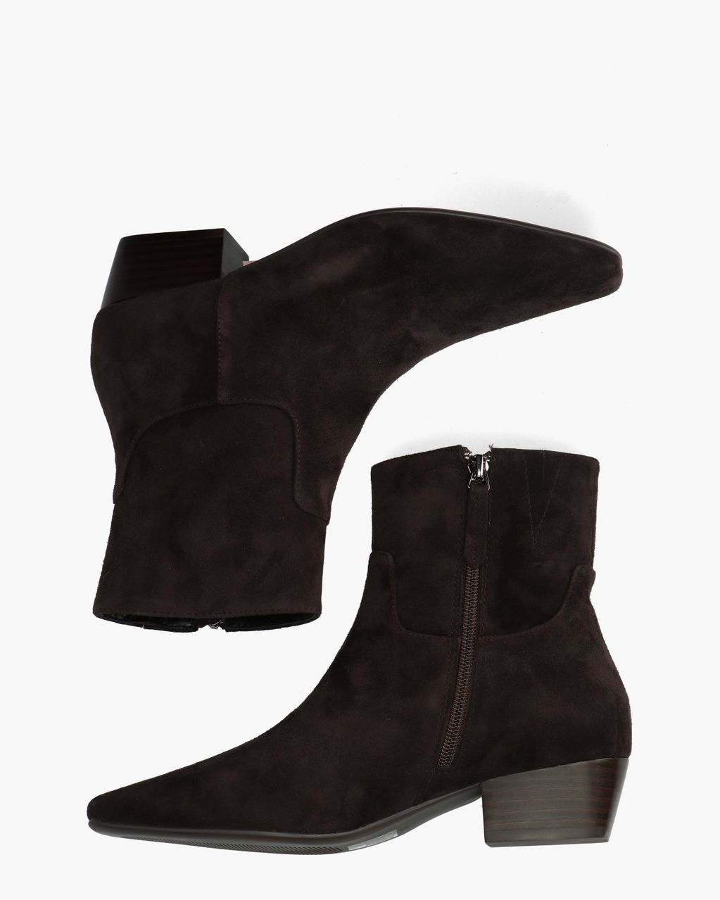 Carabella Donkerbruin Dames Enkelboots