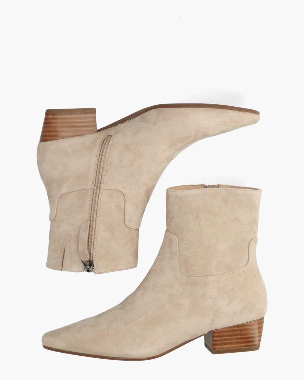 Carabella Beige Dames Enkelboots
