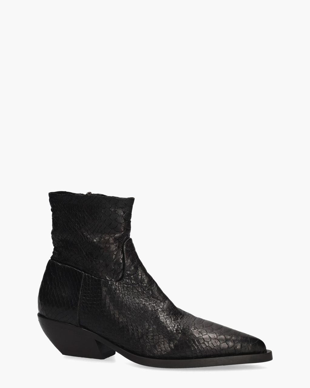 E4519 Donkerbruin Dames Enkelboots