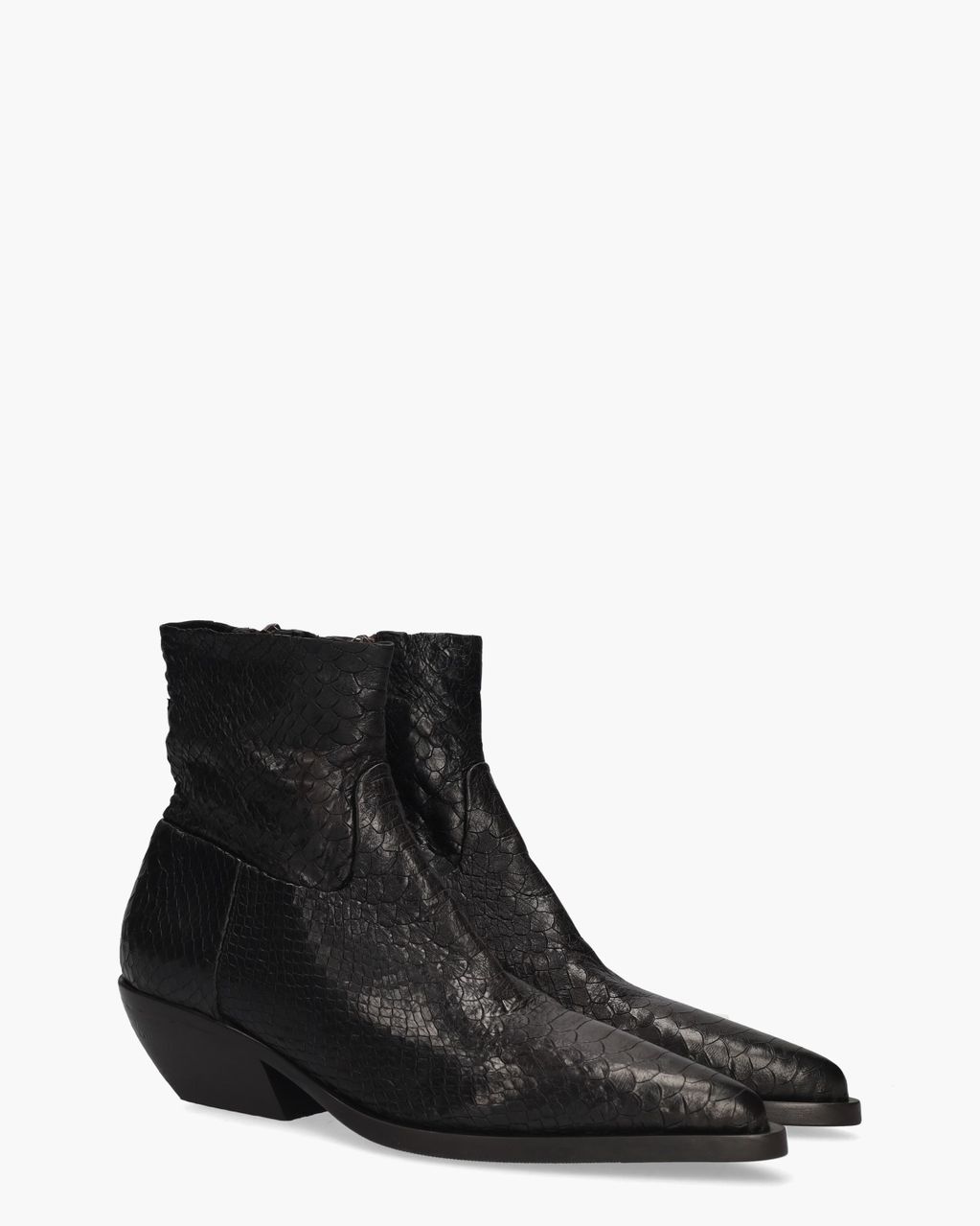 E4519 Donkerbruin Dames Enkelboots