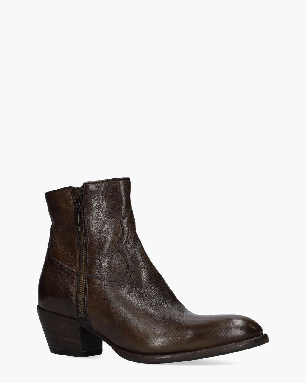 FC10 Donkerbruin Dames Enkelboots