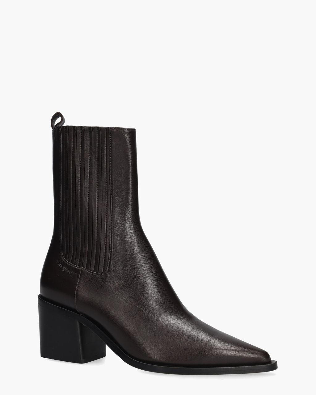 Juliette 6327 Donkerbruin Dames Enkelboots