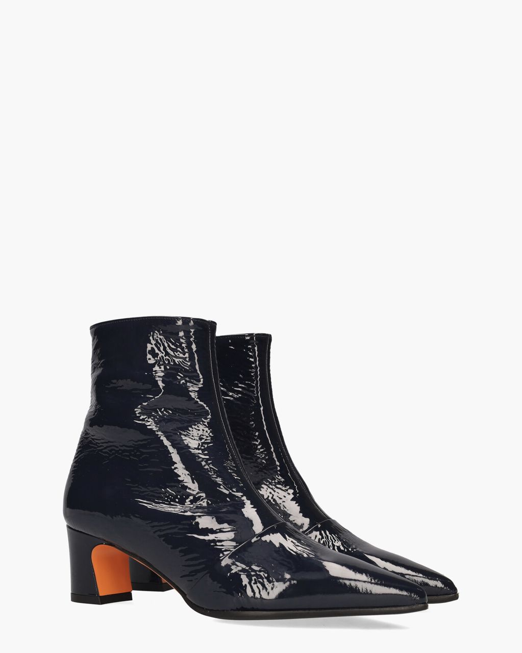 Kim 2G Donkerblauw Dames Enkelboots
