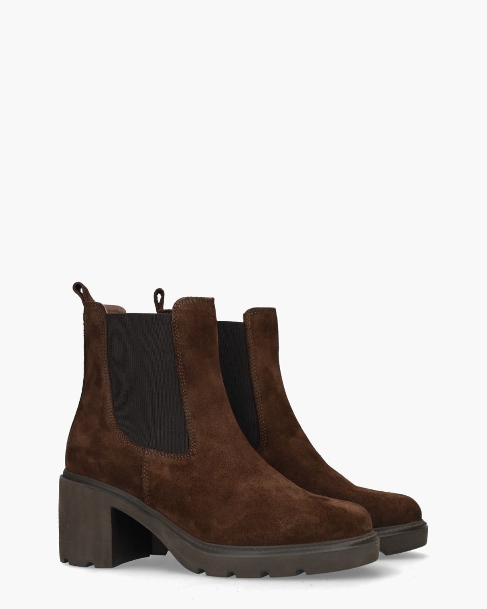 Yvette Donkerbruin Dames Chelseaboots