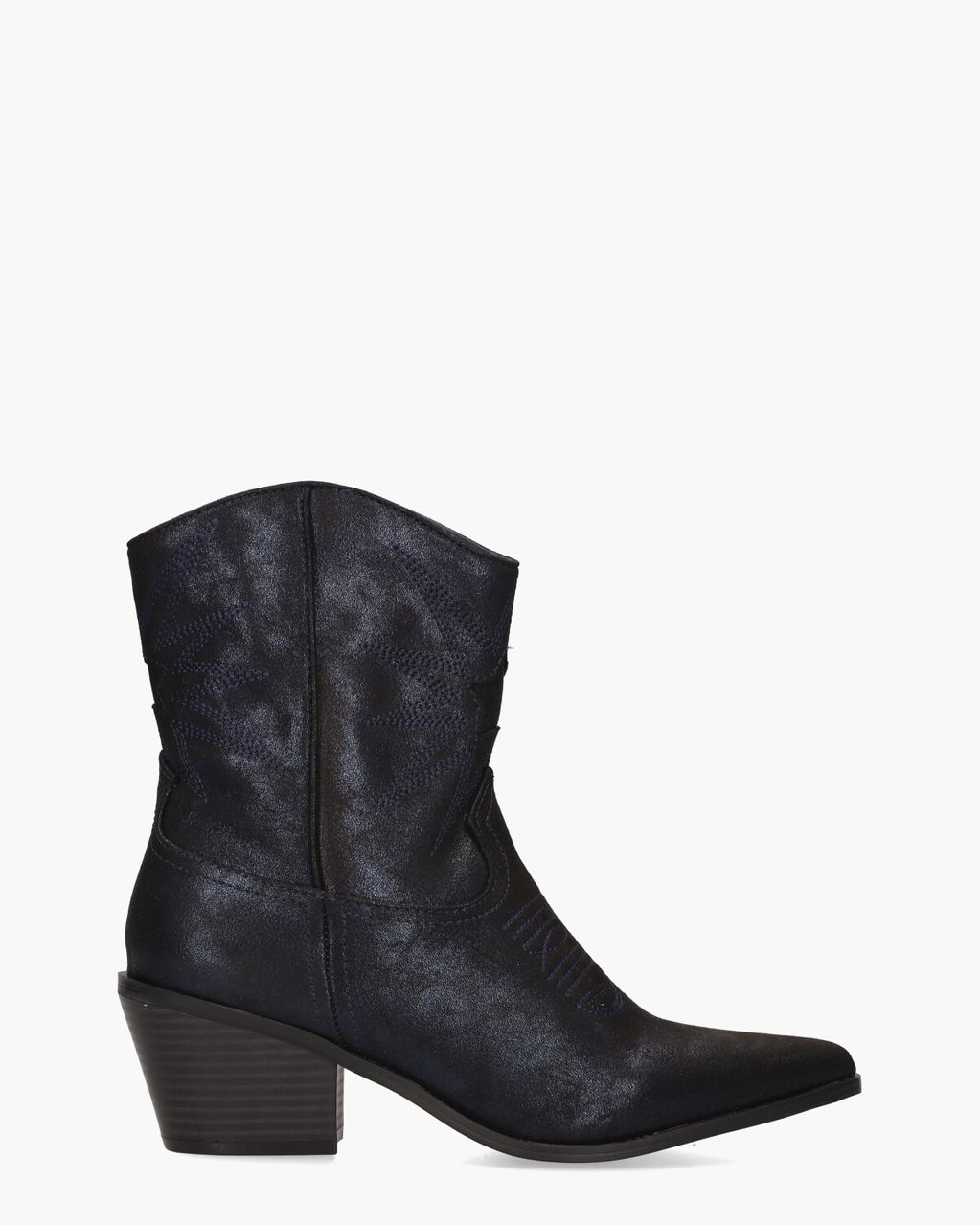 Vlinder Donkerblauw Dames Enkelboots