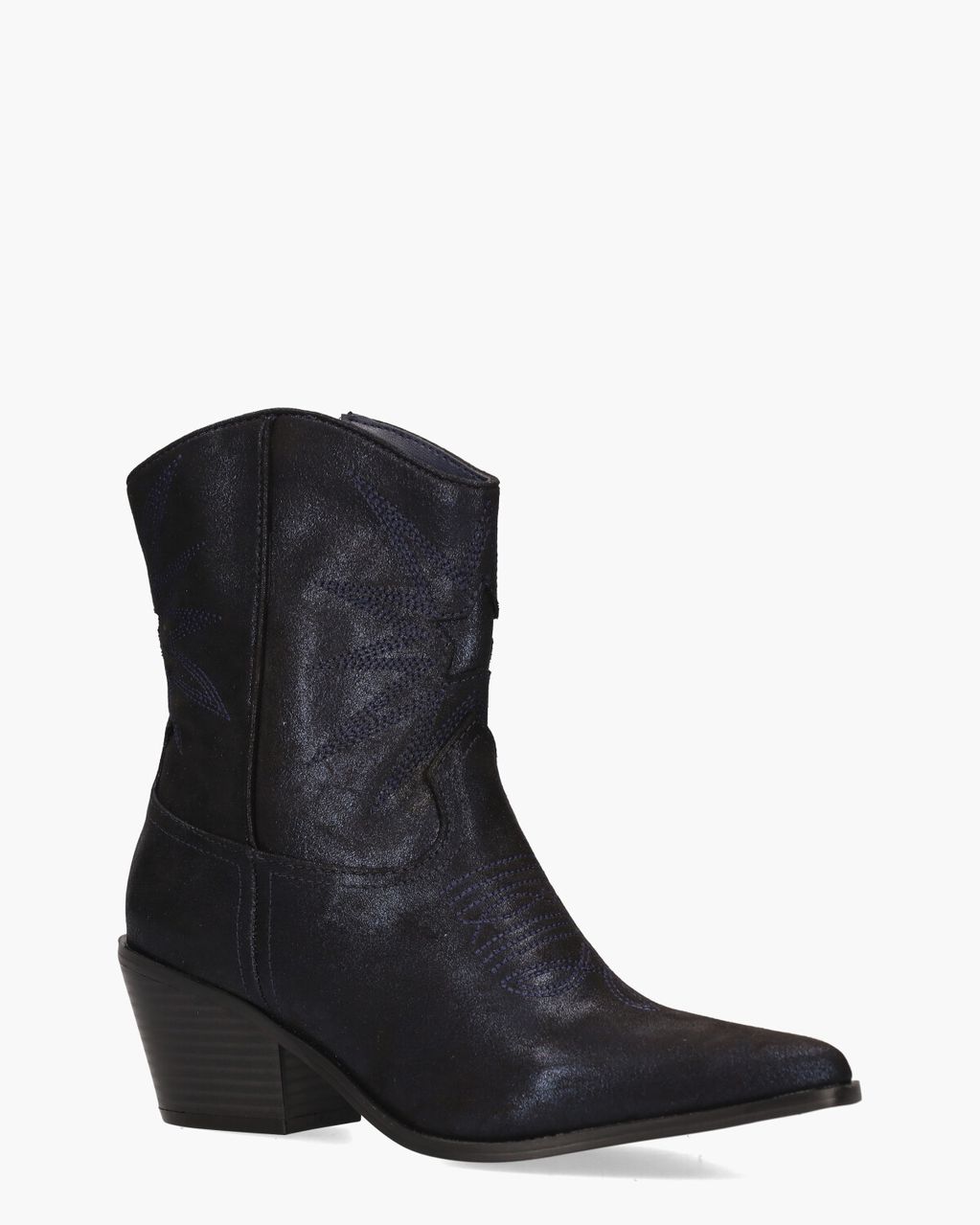 Vlinder Donkerblauw Dames Enkelboots