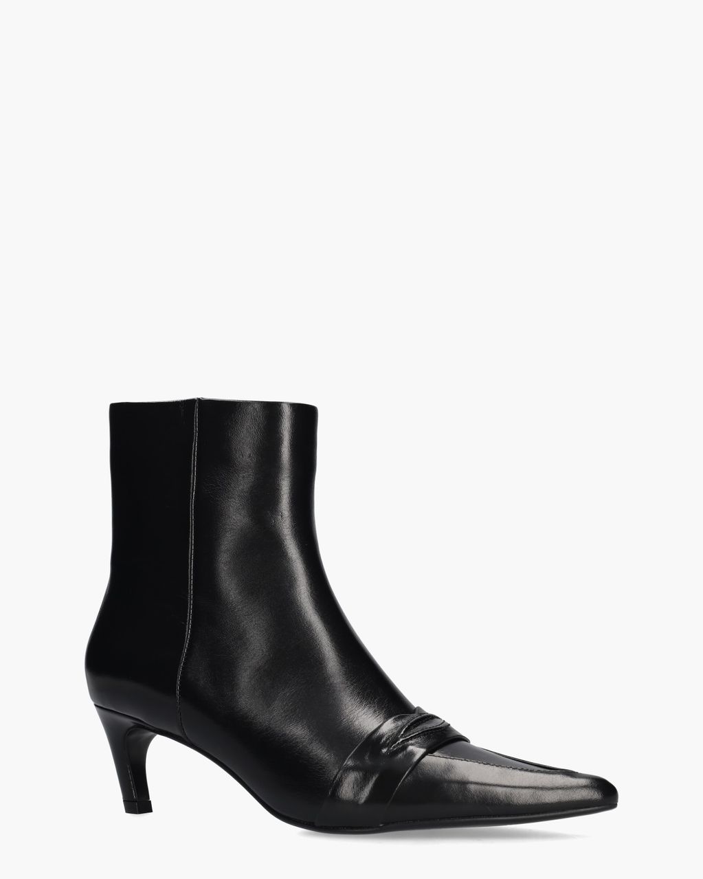 Gemma Zwart Dames Enkelboots