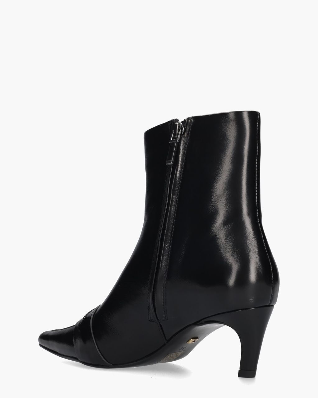 Gemma Zwart Dames Enkelboots
