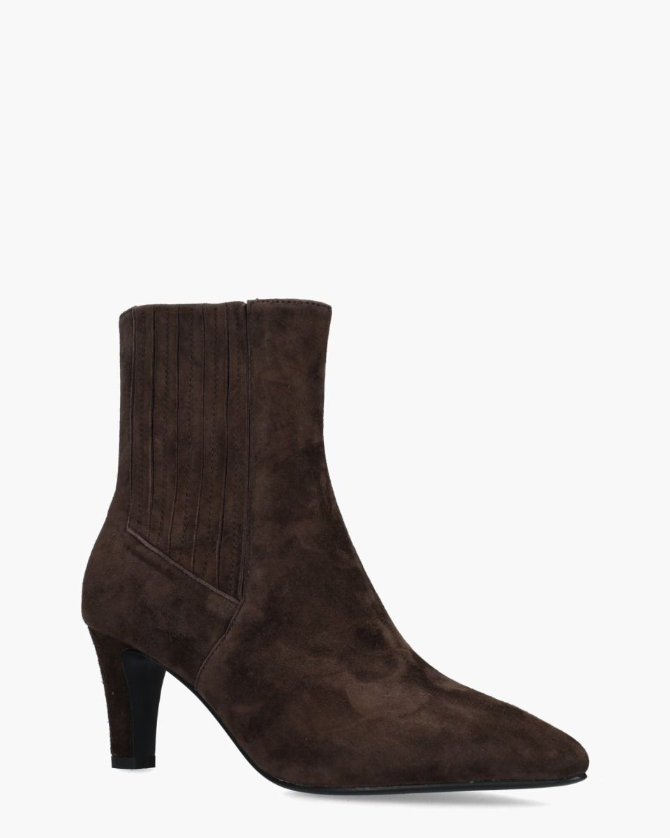Calandra Donkerbruin Dames Chelseaboots