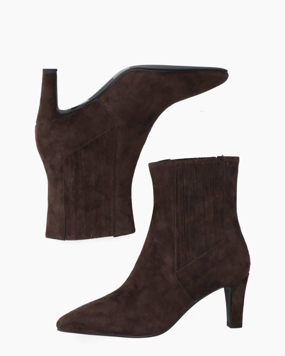 Calandra Donkerbruin Dames Chelseaboots