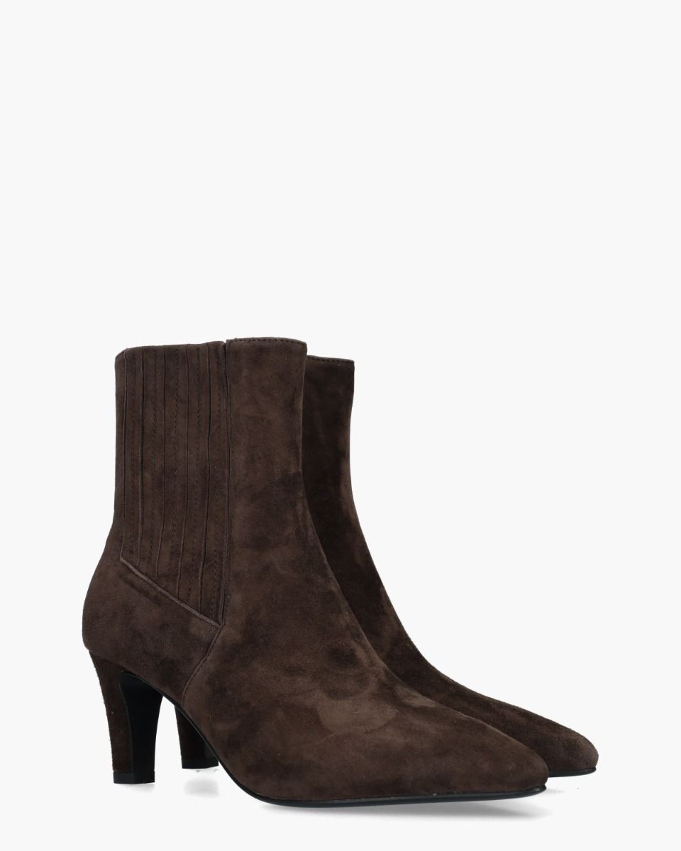 Calandra Donkerbruin Dames Chelseaboots