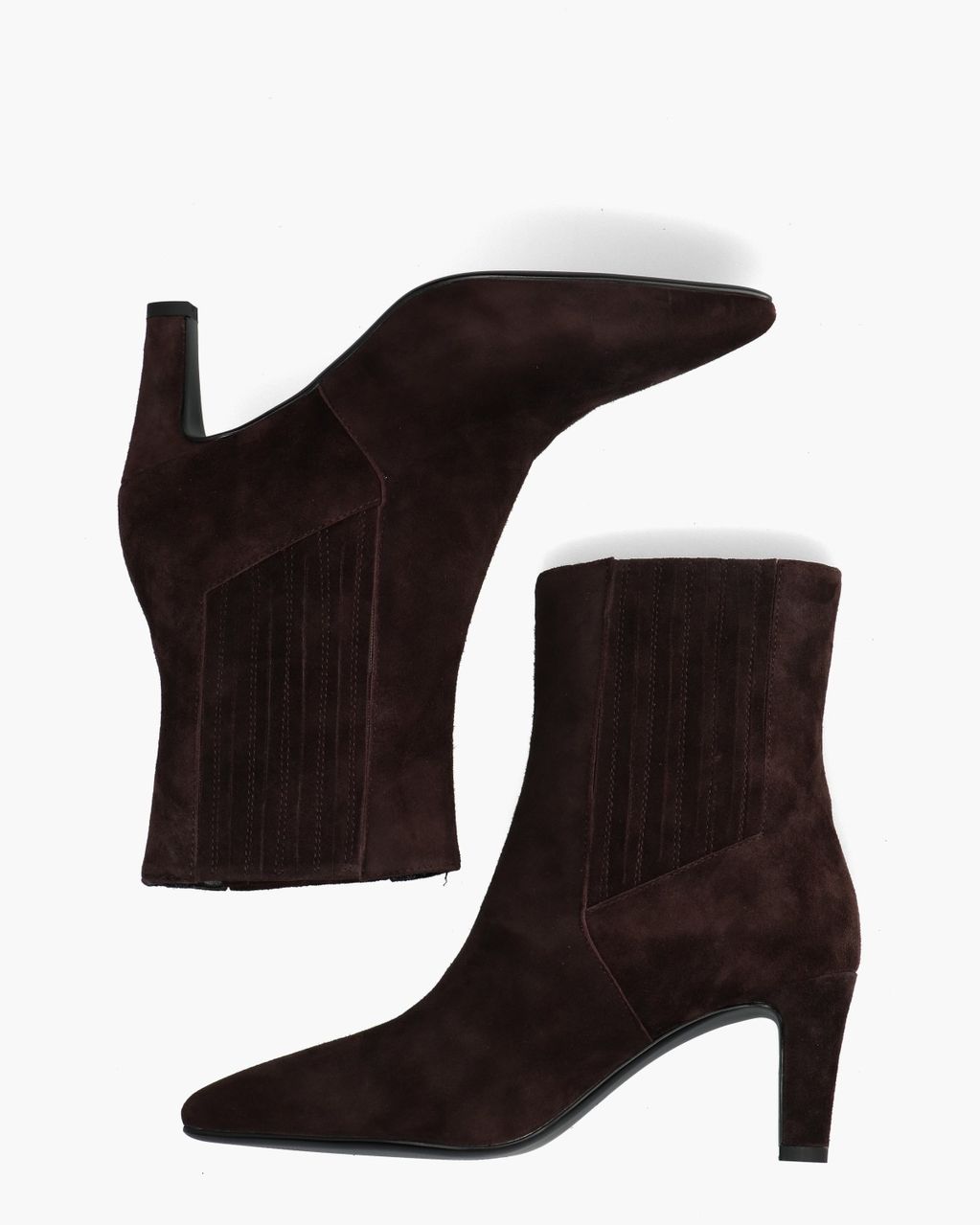 Calandra Donkerbruin Dames Chelseaboots
