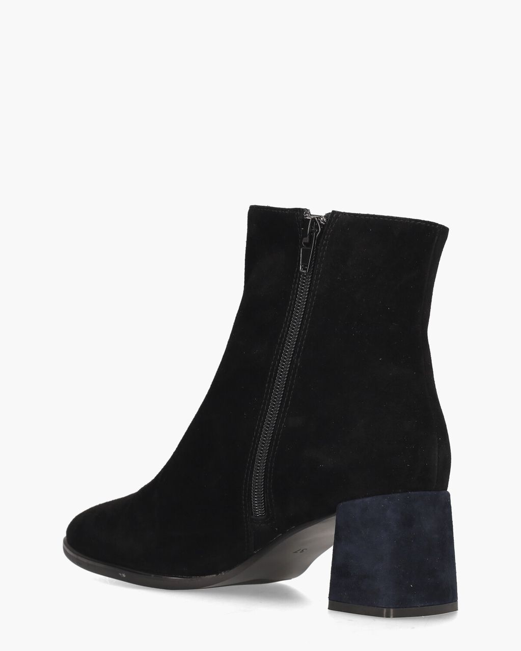 Vika Zwart Dames Enkelboots