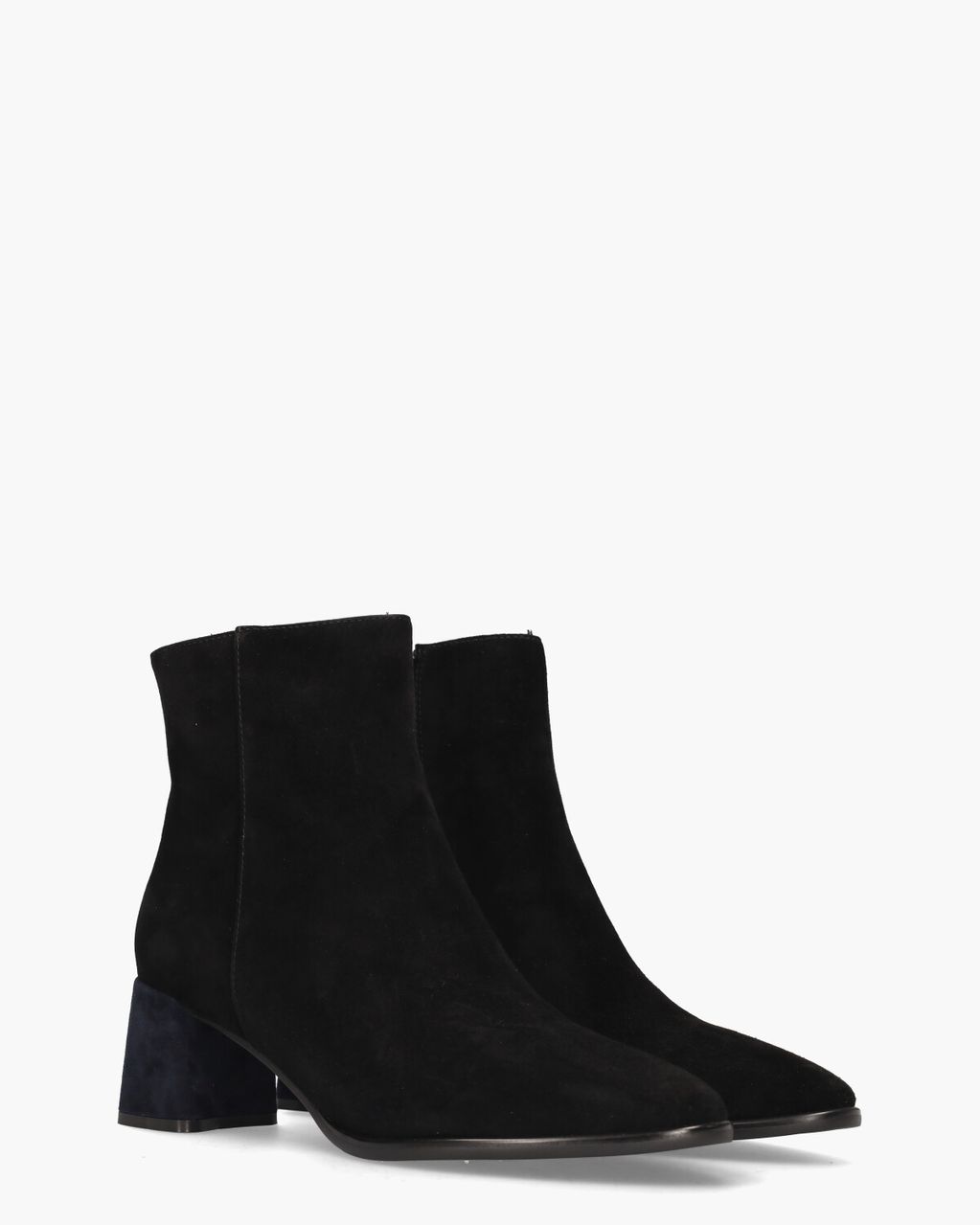 Vika Zwart Dames Enkelboots