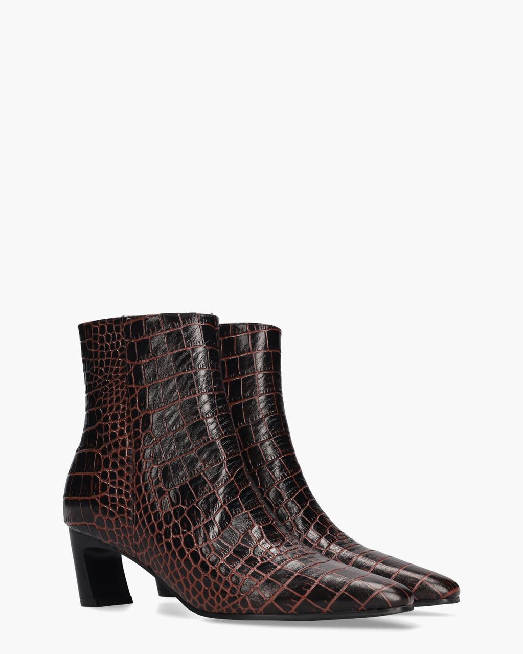 Eliana Donkerbruin Dames Enkelboots