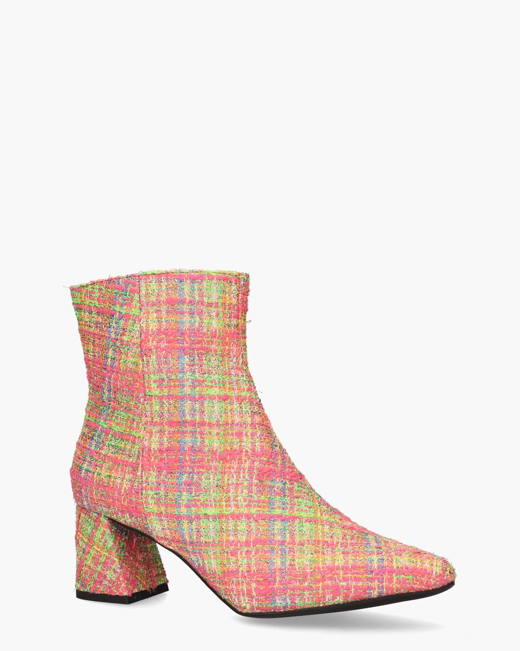 Lugano Tweed Multicolor Dames Enkelboots