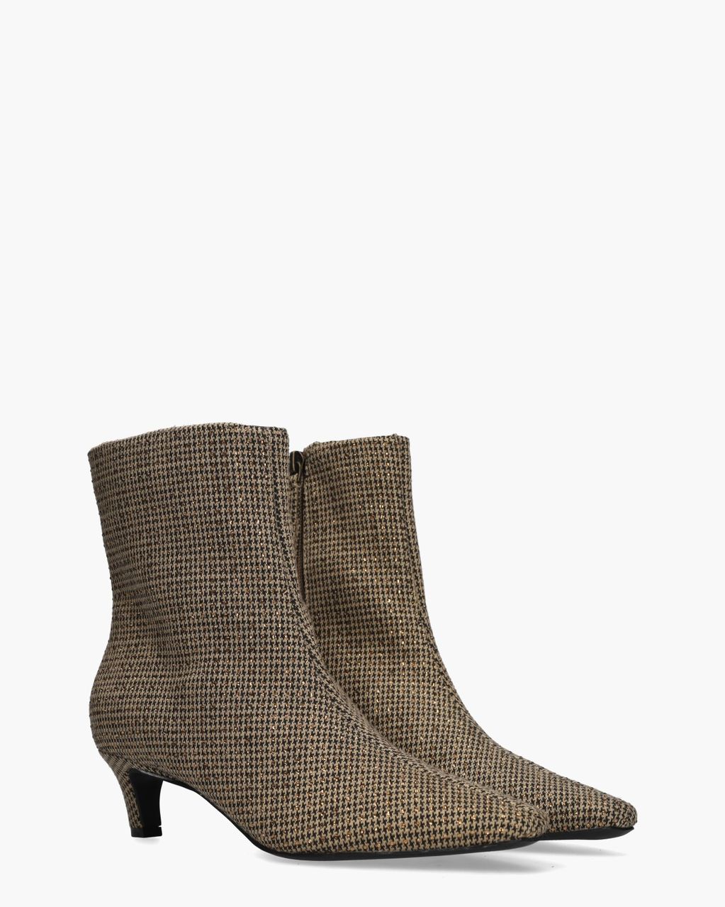 Alara Beige/Multi Dames Enkellaarsjes