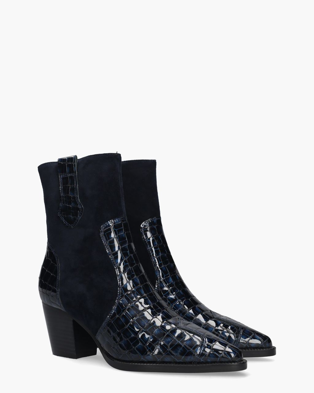 Sybylle Donkerblauw Dames Enkelboots
