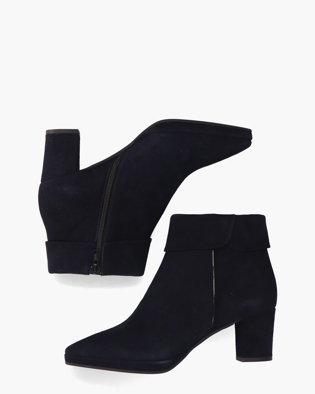 24I121 Donkerblauw Dames Enkelboots