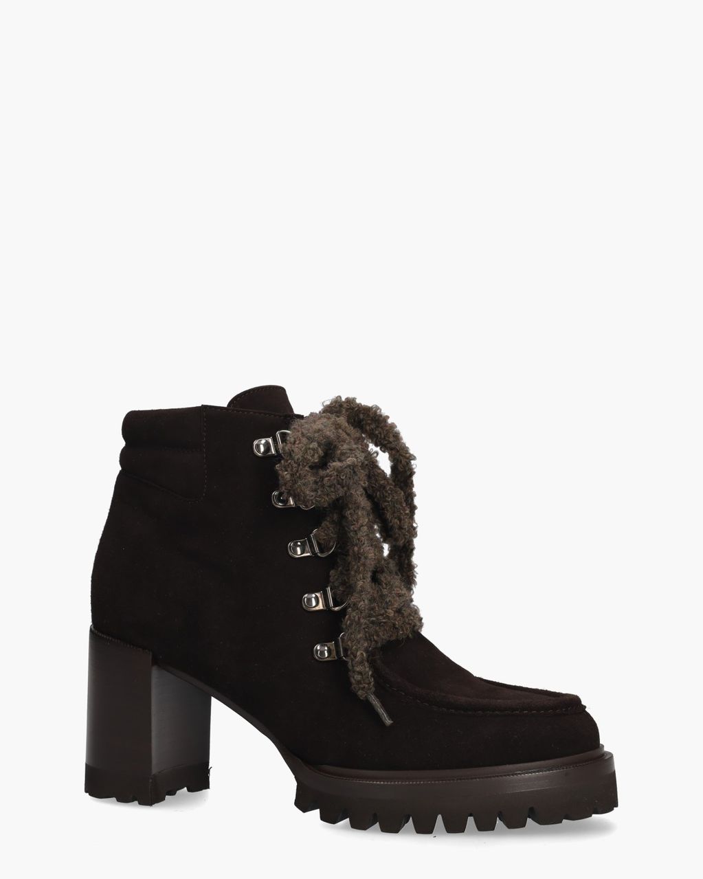 79737 Donkerbruin Dames Veterboots