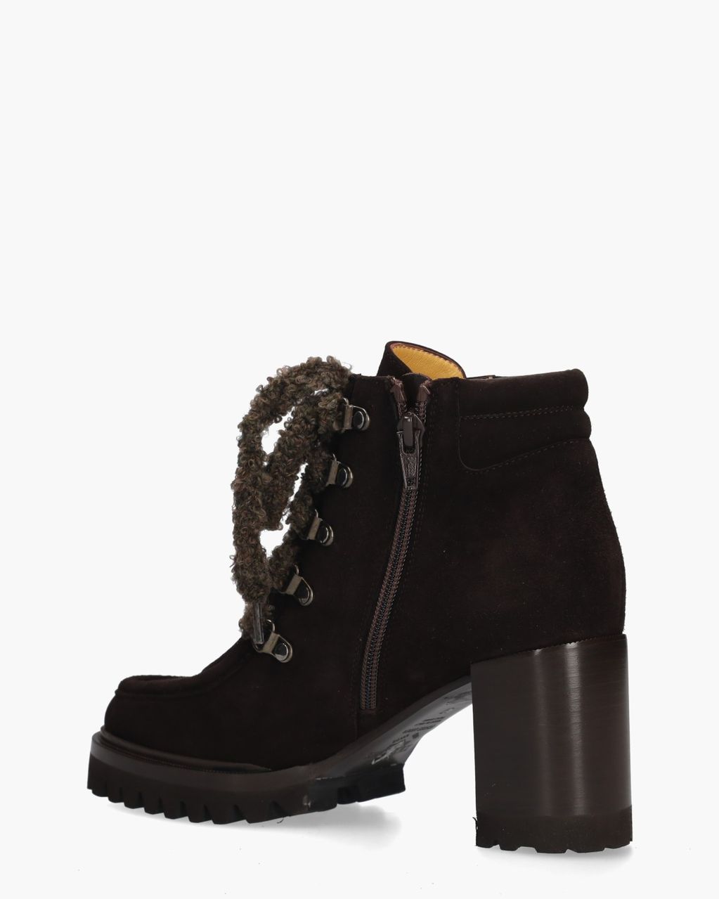 79737 Donkerbruin Dames Veterboots
