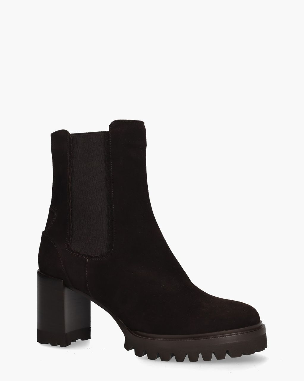 79740 Donkerbruin Dames Chelseaboots