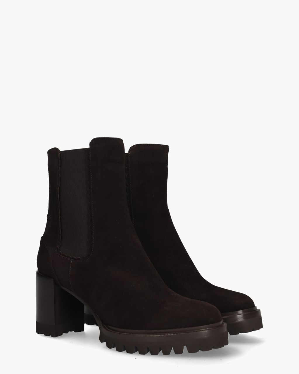 79740 Donkerbruin Dames Chelseaboots