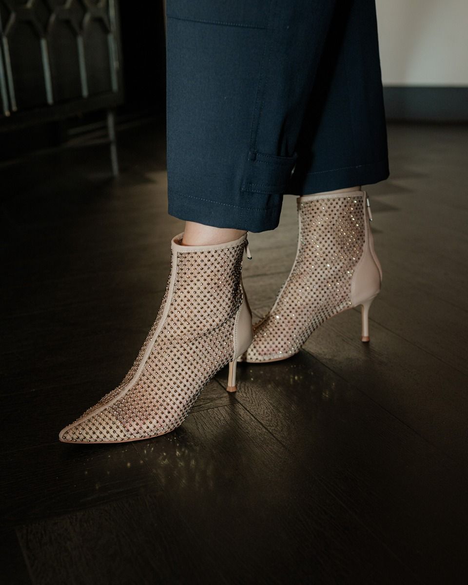 Gilda Beige Dames Enkelboots