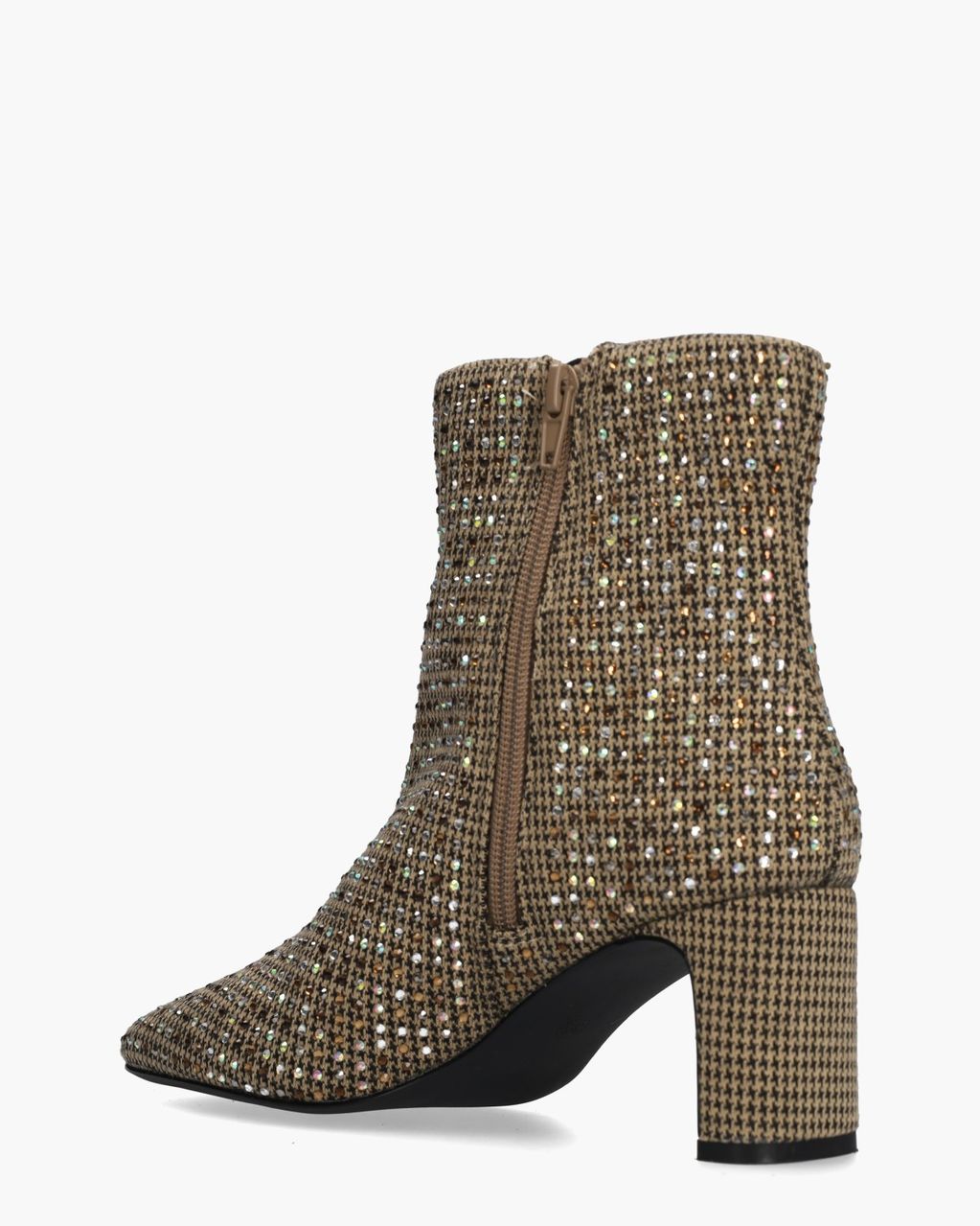 Vivine Beige/Multi Dames Enkellaarsjes