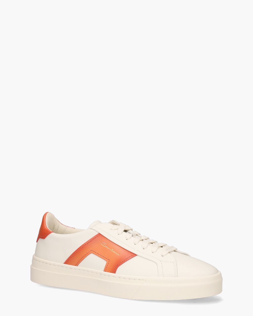 21779 Wit/Oranje Herensneakers