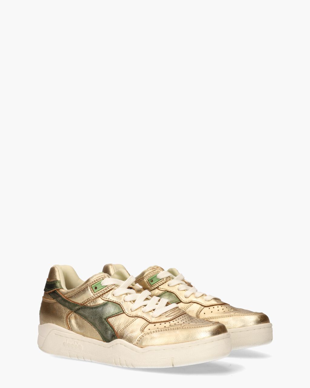 B.560 Metallic Goud Damessneakers