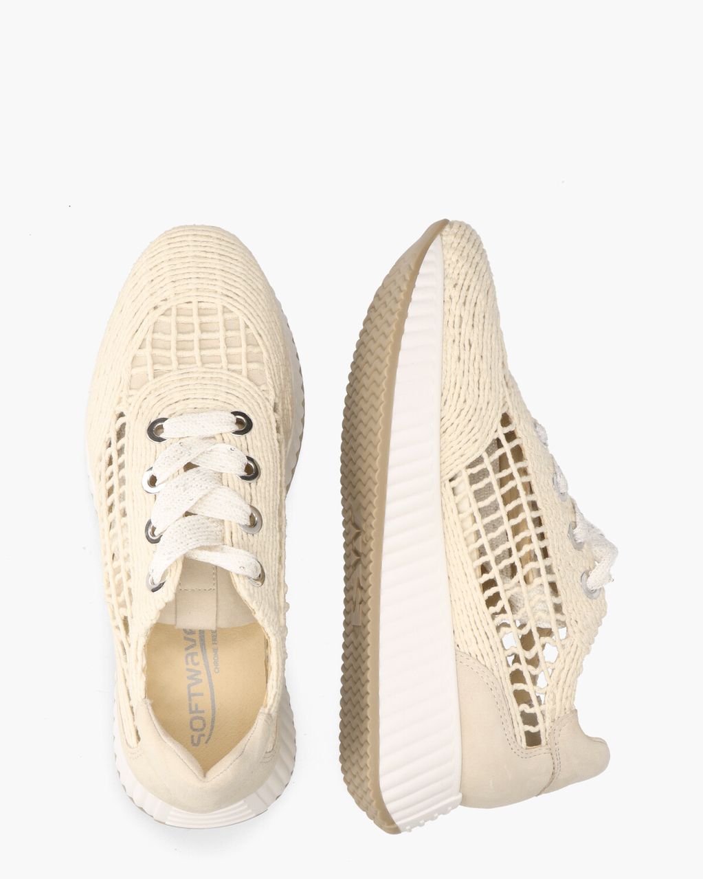 Atalia Ecru Damessneakers
