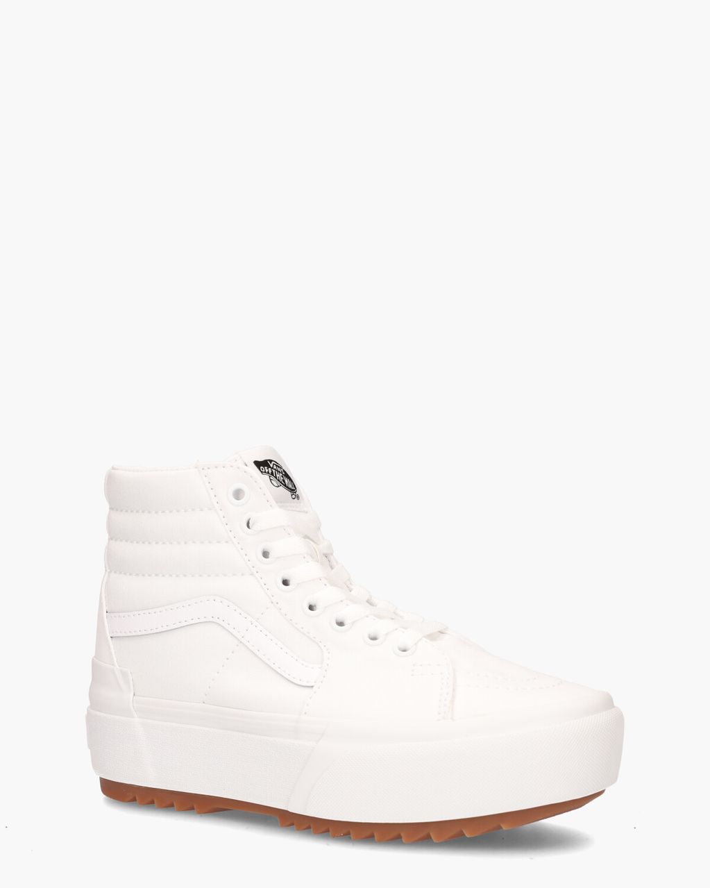 SK8-Hi Stacked Canvas Wit Damessneakers