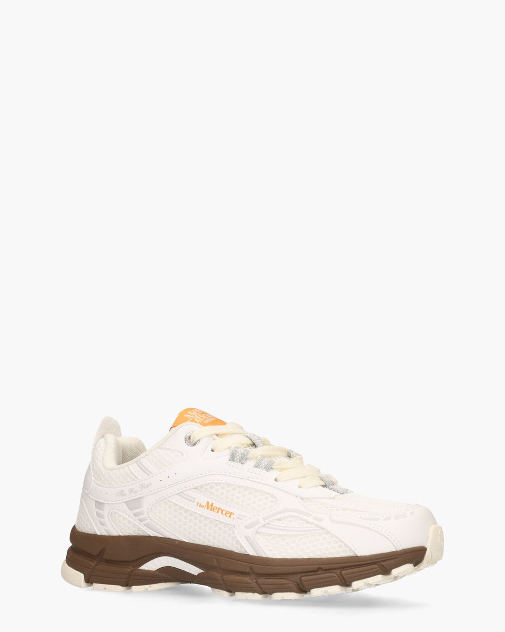 The Re-Run Grape Wit/Donkerbruin Damessneakers