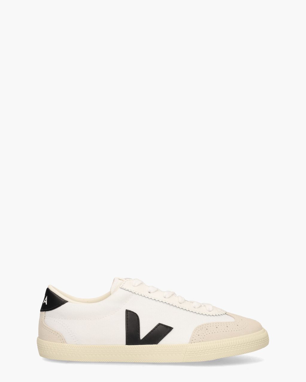 Volley Canvas Wit/Zwart Damessneakers
