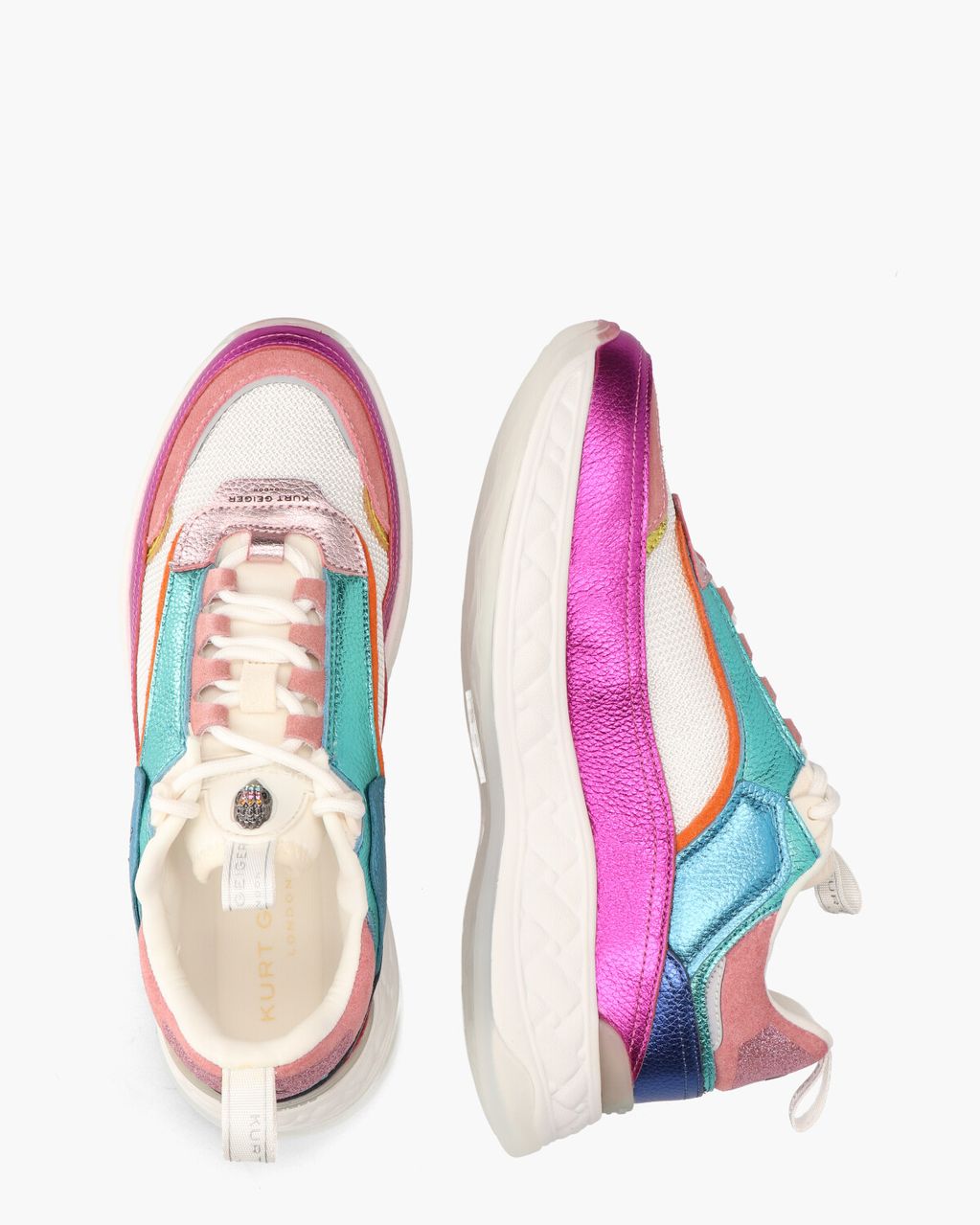 Kensington Sneaker Wit/Multicolor Damessneakers