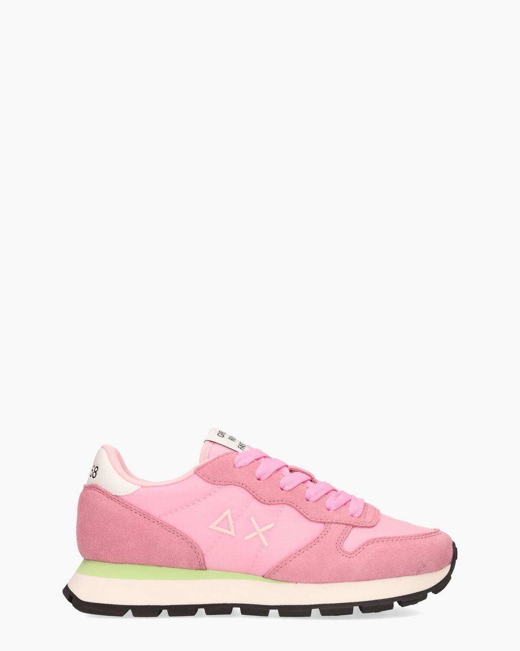 Ally Solid Nylon Roze Damessneakers