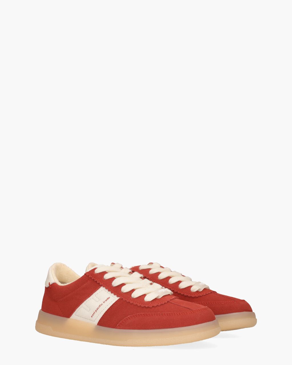 Santos Rood/Off-White Damessneakers