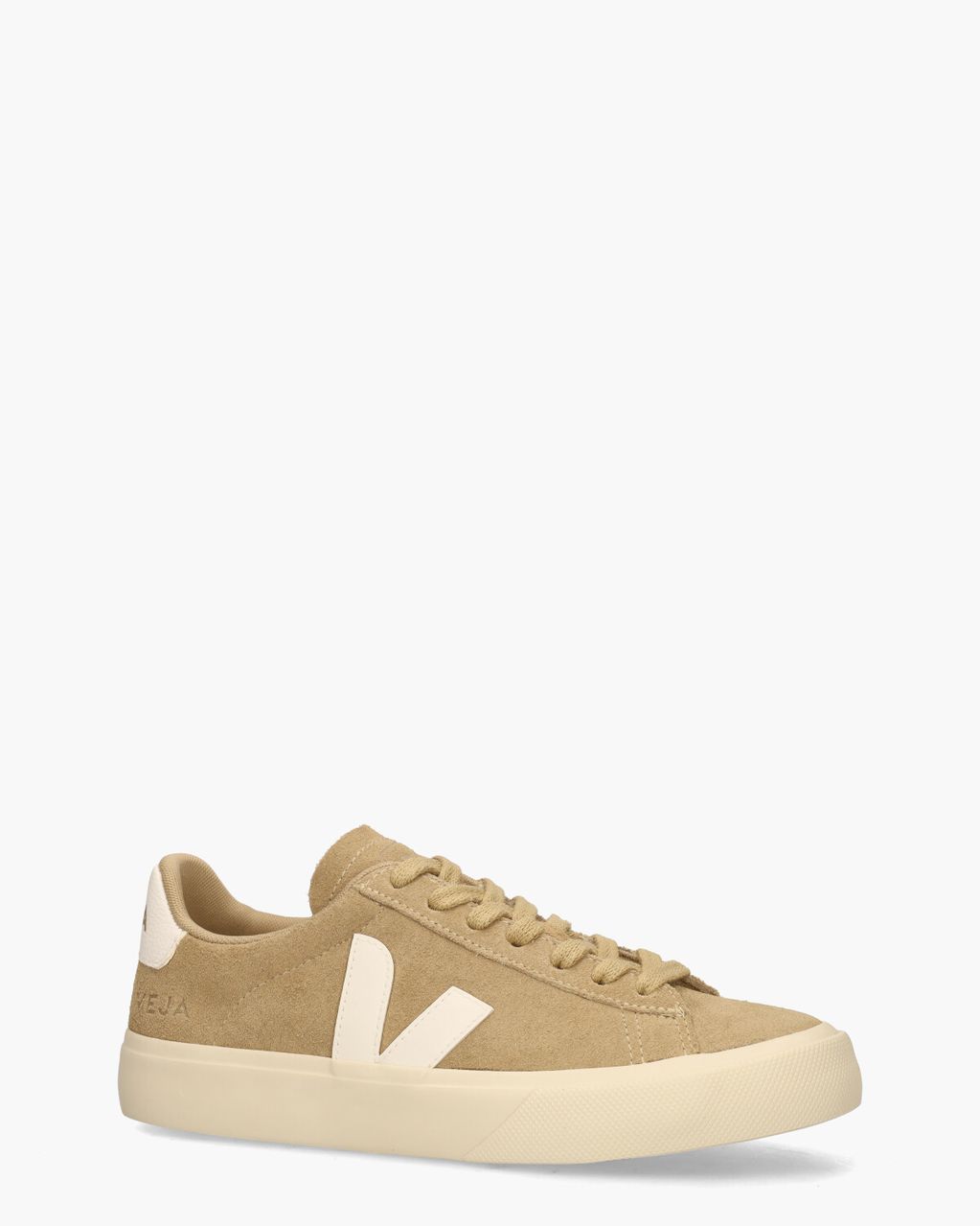 Campo Suede Bruin/Wit Damessneakers