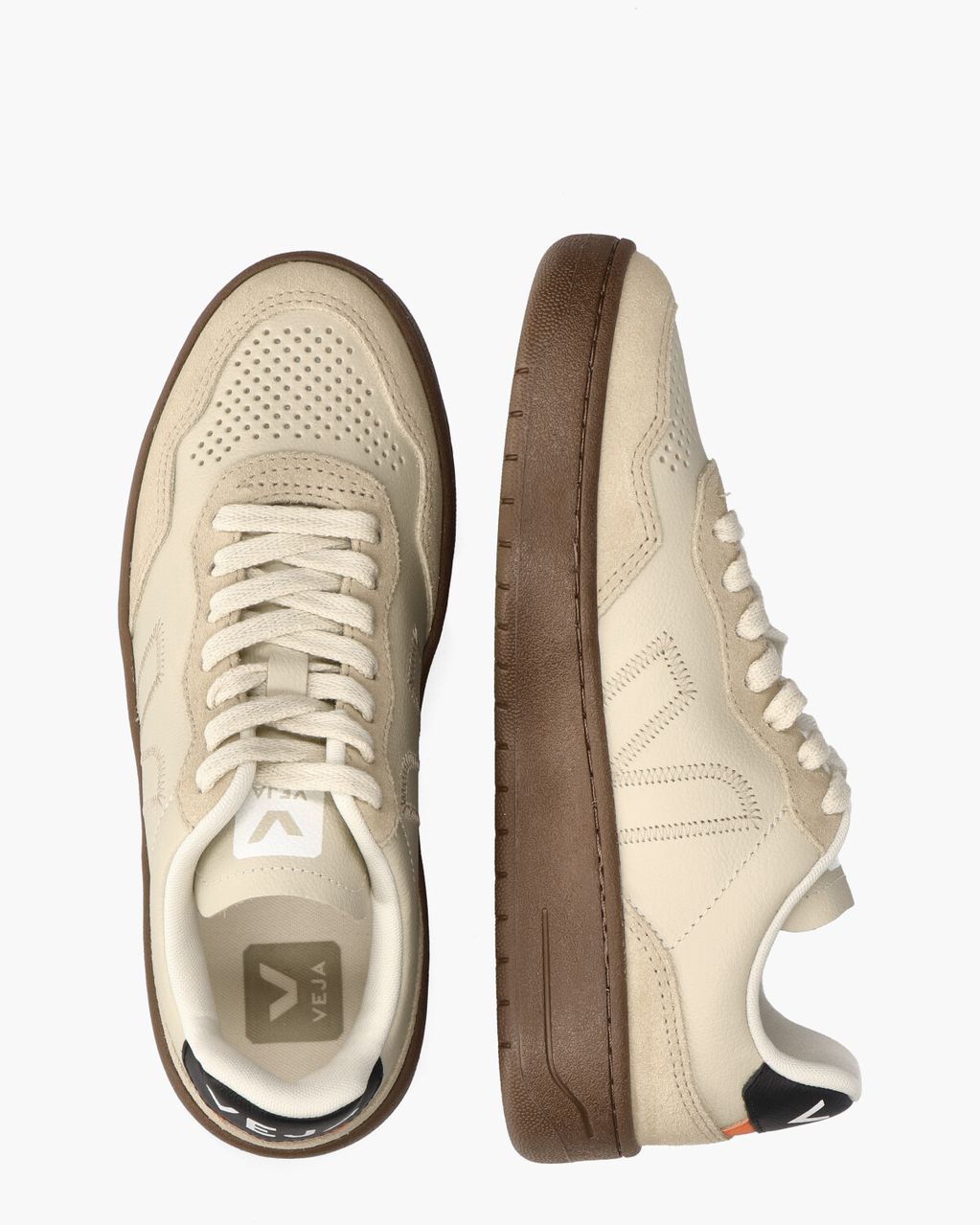 V-90 O.T. Leather Beige Damessneakers