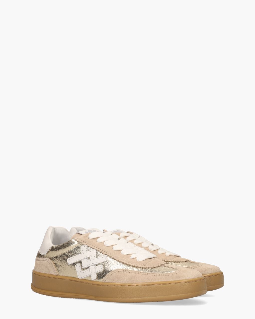 Willeke Goud/Beige Damessneakers
