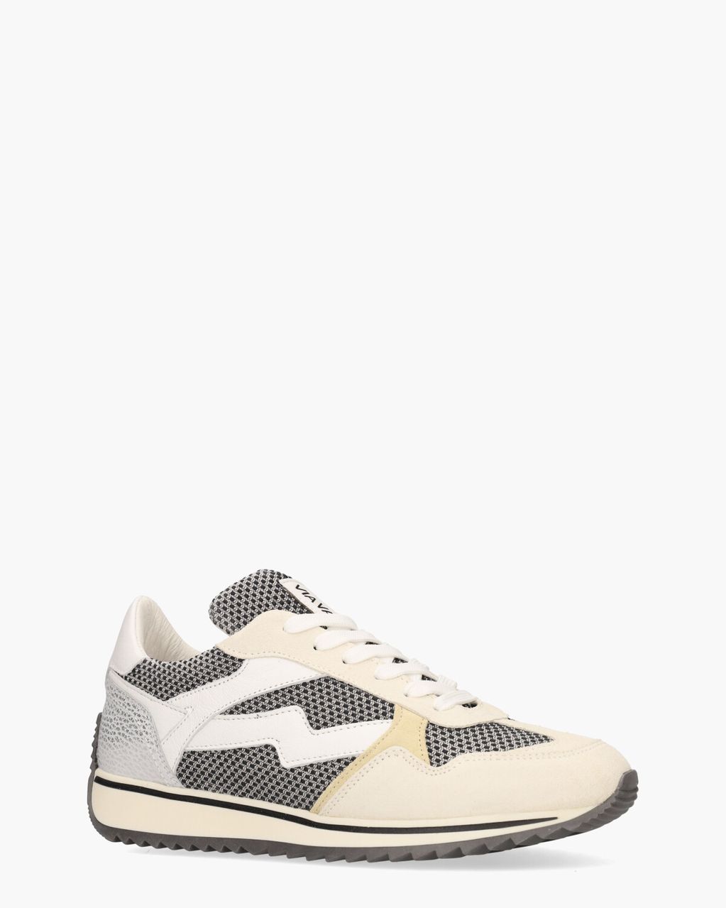 Mikki Alex Zwart/Multicolor Damessneakers