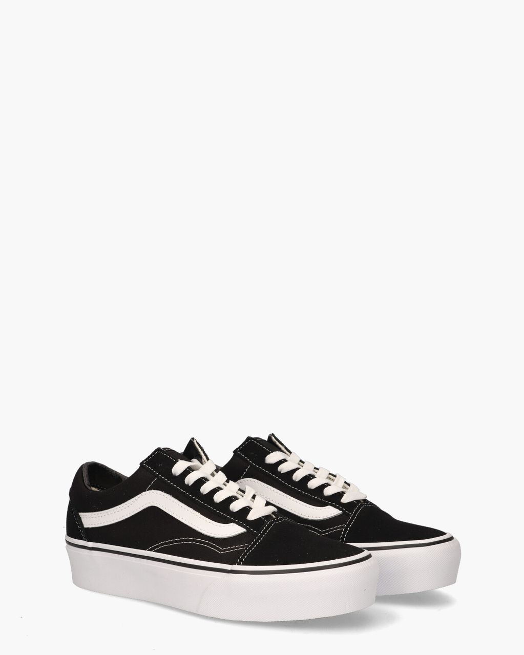 Old Skool Platform Zwart Damessneakers