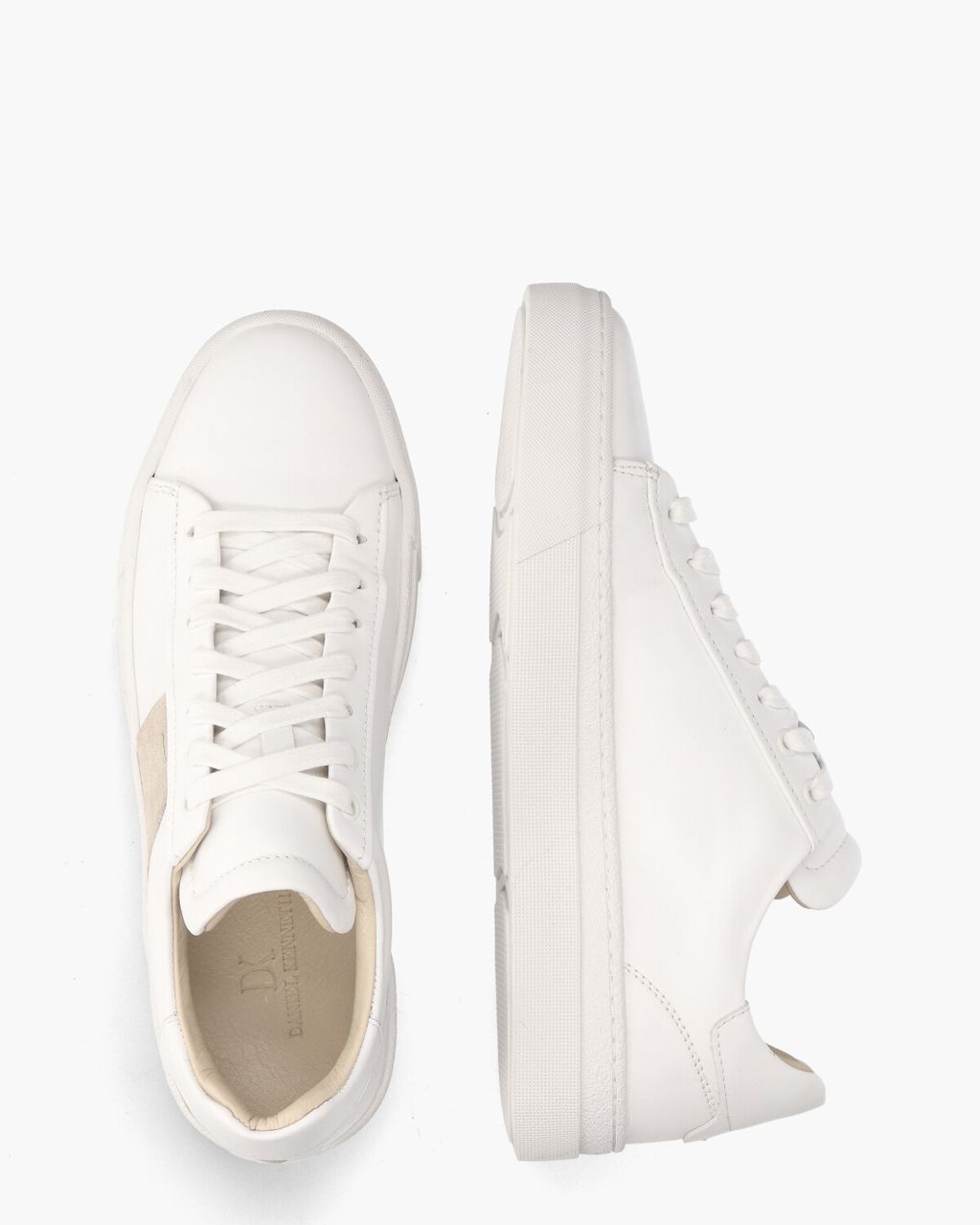 Teun Wit/Taupe Herensneakers