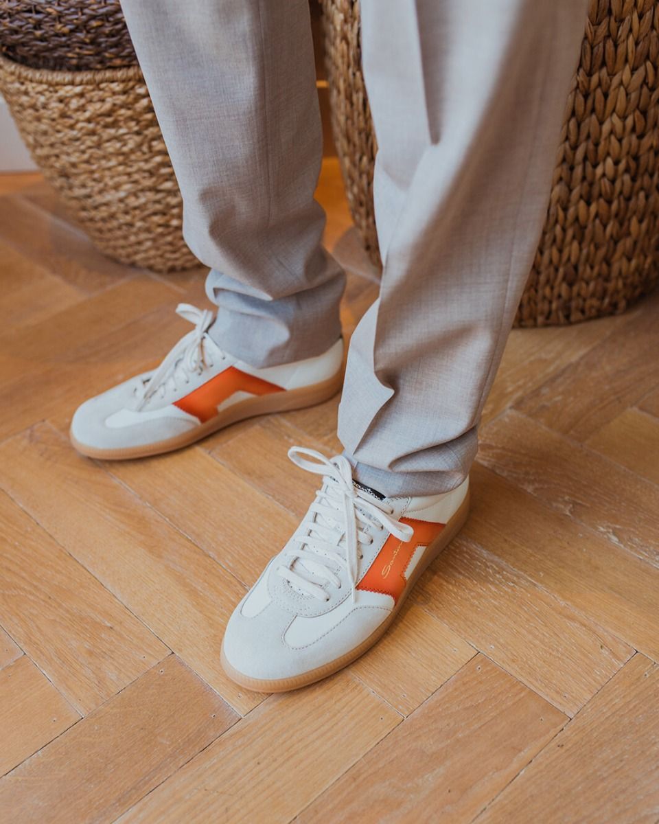 21965 Off-White/Multicolor Herensneakers